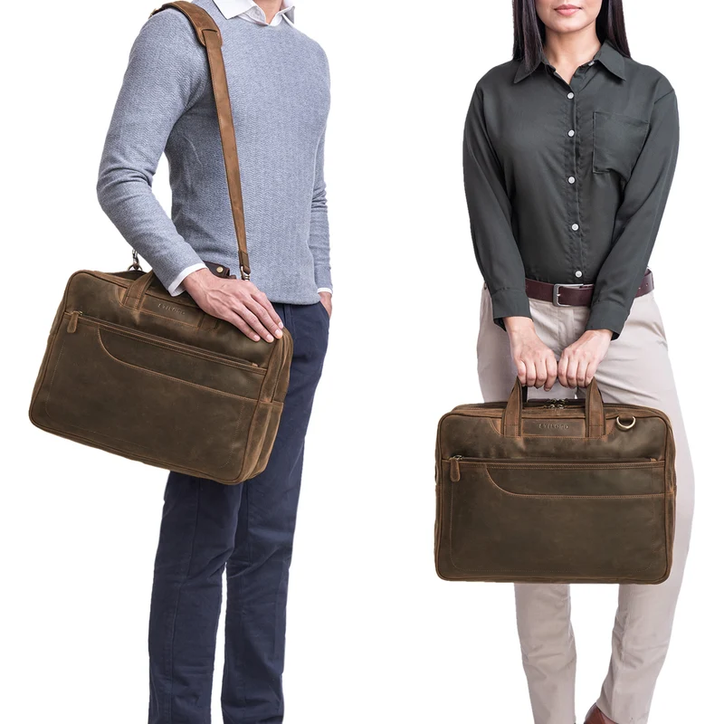 "Astor" Große Lehrertasche Leder