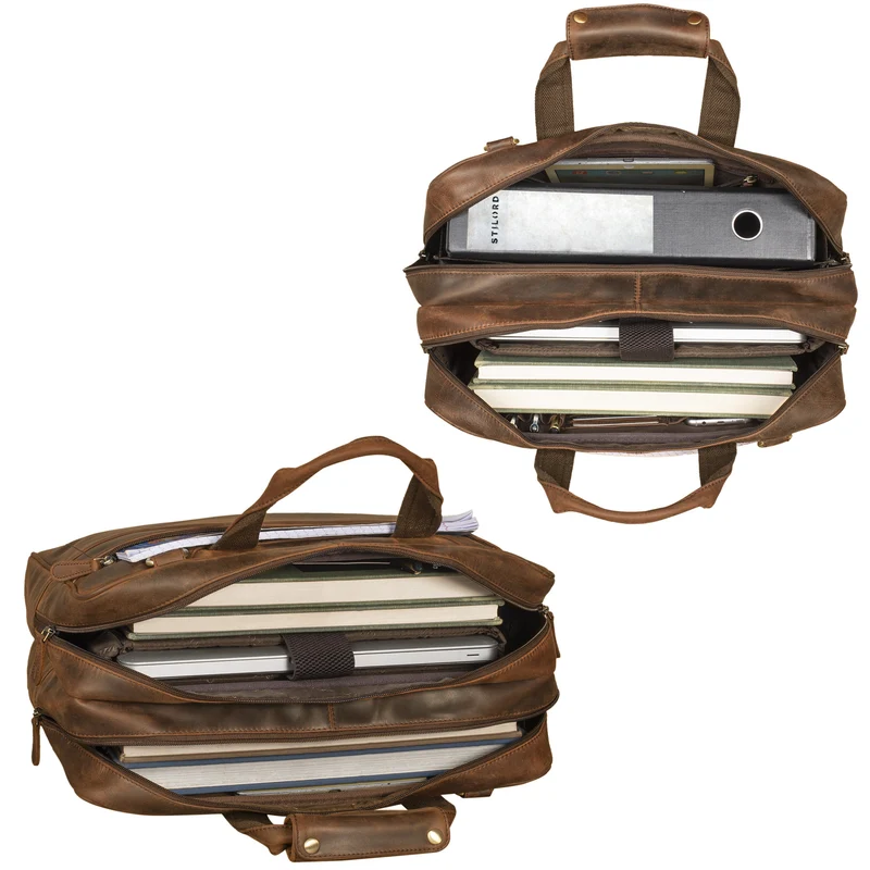 "Astor" Große Lehrertasche Leder