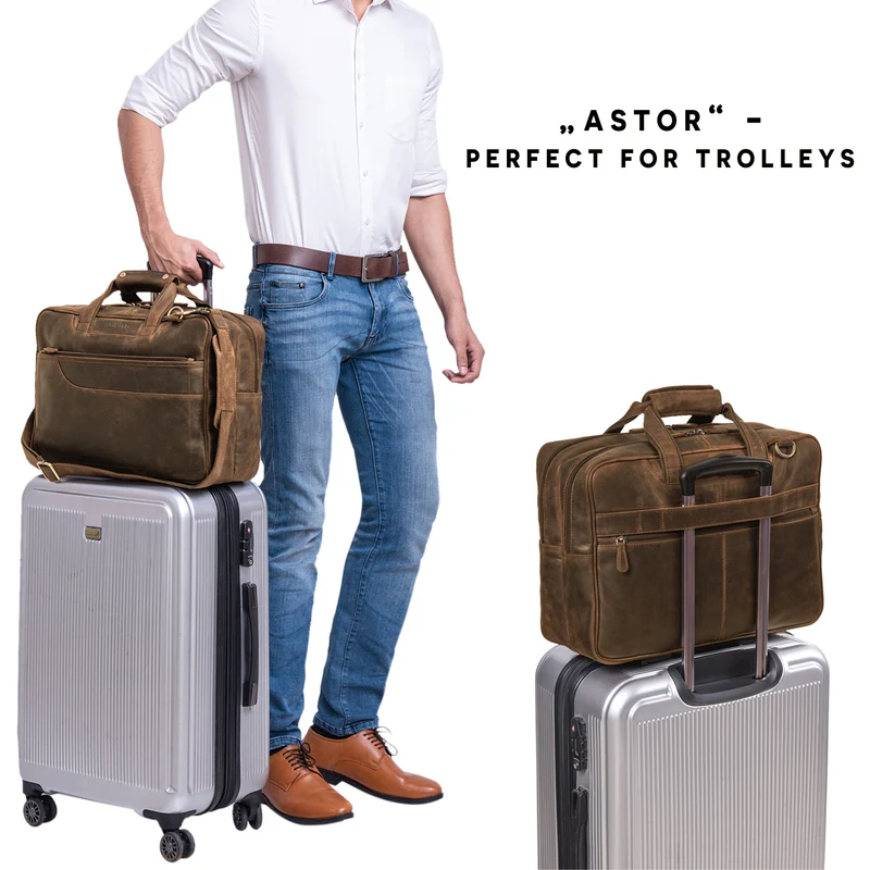 "Astor" Große Lehrertasche Leder