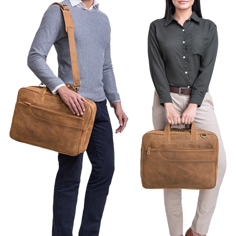 "Astor" Große Lehrertasche Leder