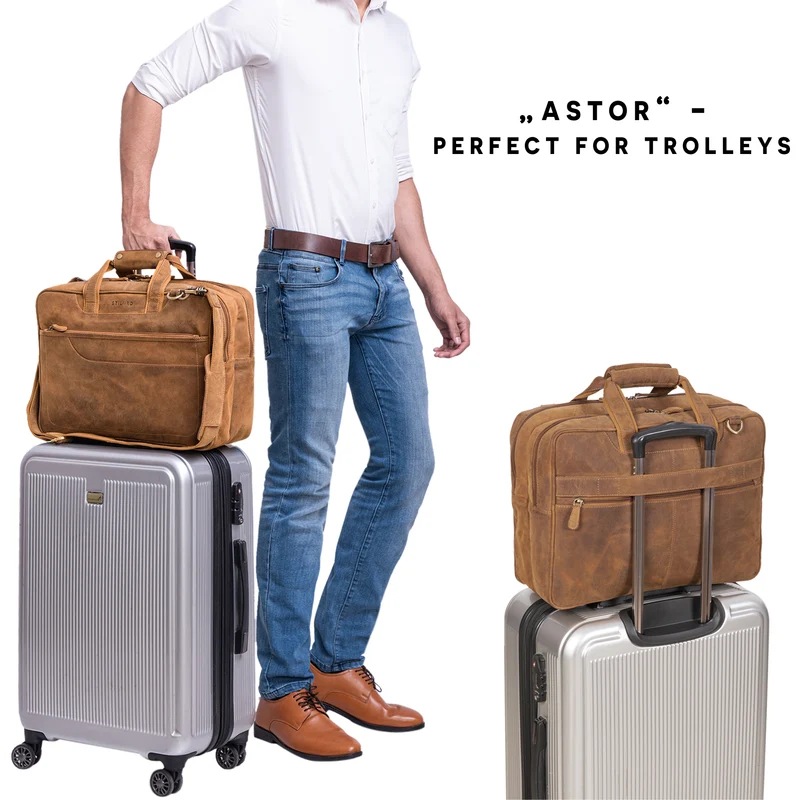 "Astor" Große Lehrertasche Leder