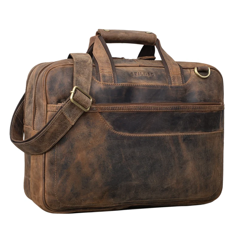 "Astor" Große Lehrertasche Leder