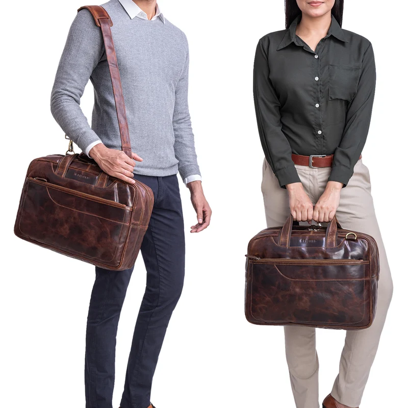 "Astor" Große Lehrertasche Leder