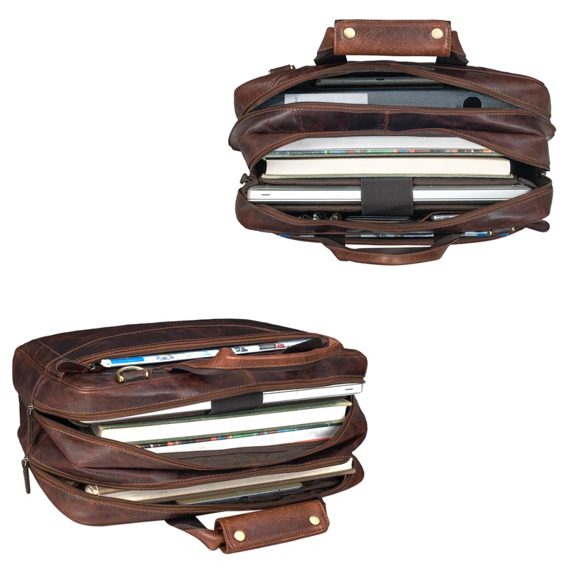 "Astor" Große Lehrertasche Leder