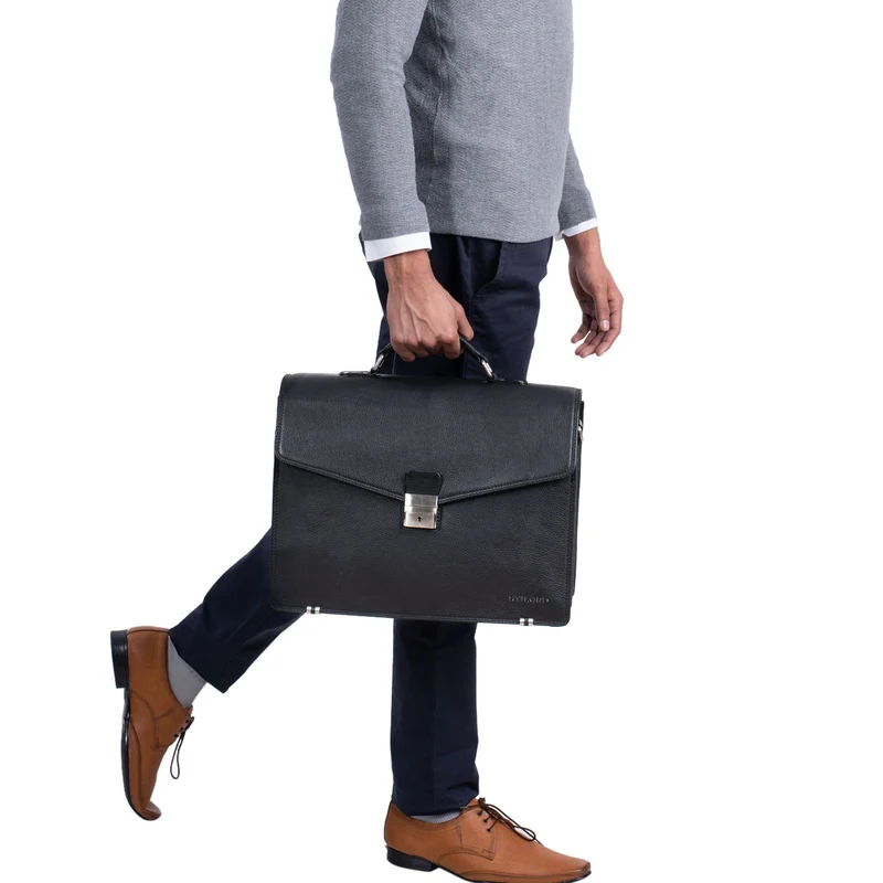 "Cosmos" Vintage Aktentasche Leder Groß