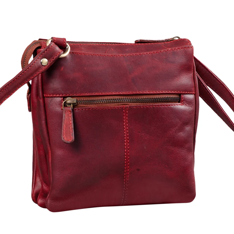 "Leon" Schultertasche klein Leder