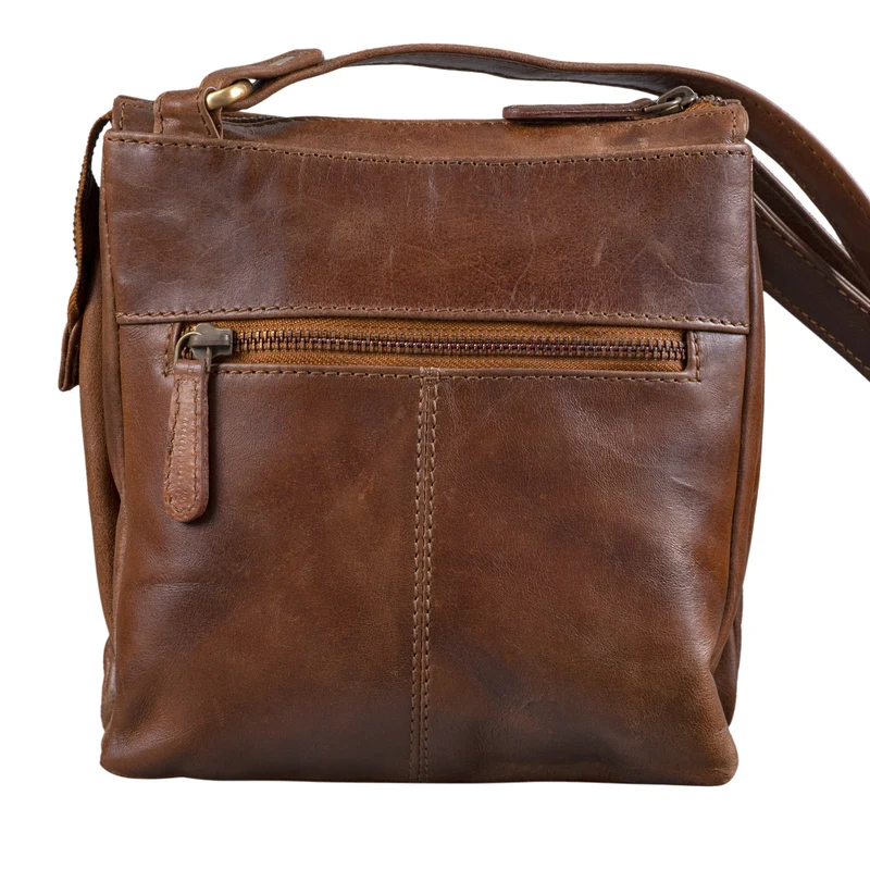 "Leon" Schultertasche klein Leder