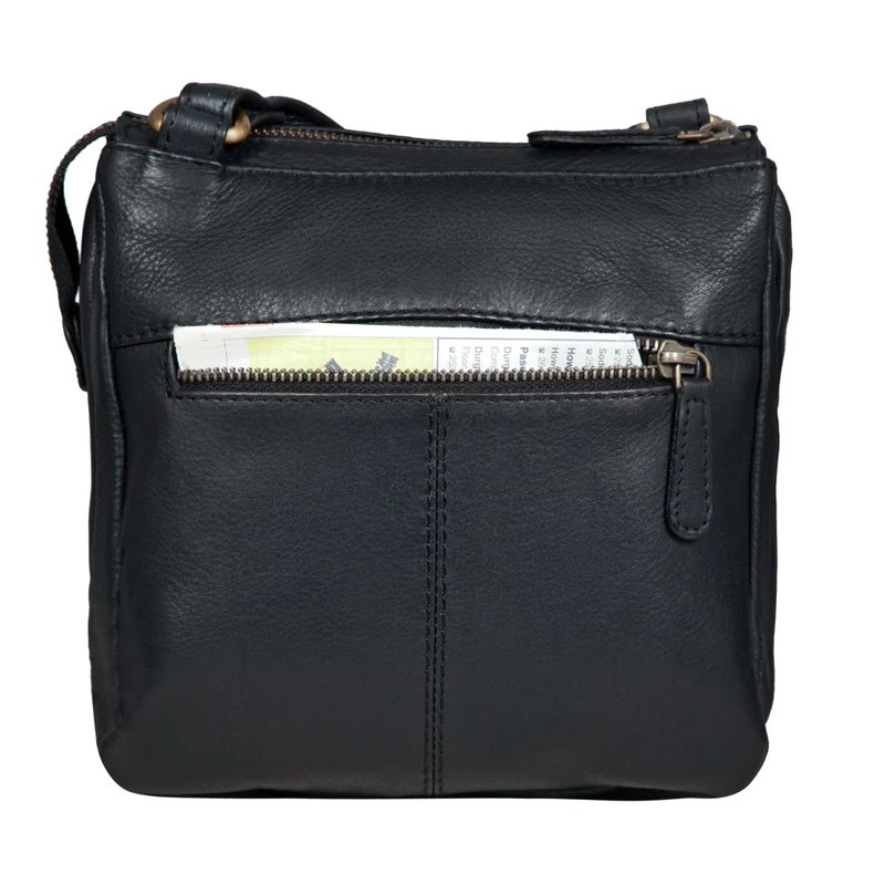 "Leon" Schultertasche klein Leder