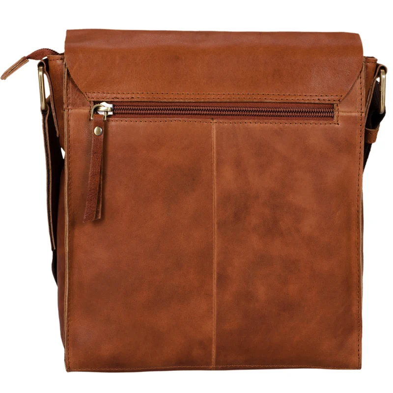 "Malte" Kleine Messenger Bag Leder Herren