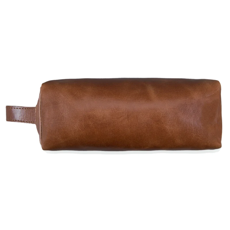 "Linus" Vintage Stiftetasche Etui echtes Leder für Kinder und Erwachsene