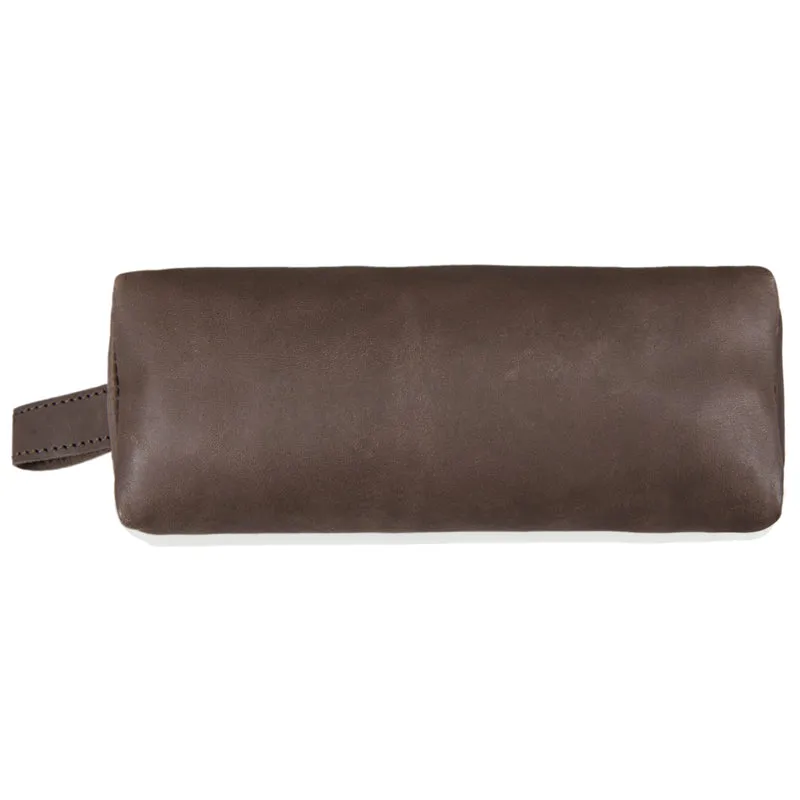 "Linus" Vintage Stiftetasche Etui echtes Leder für Kinder und Erwachsene