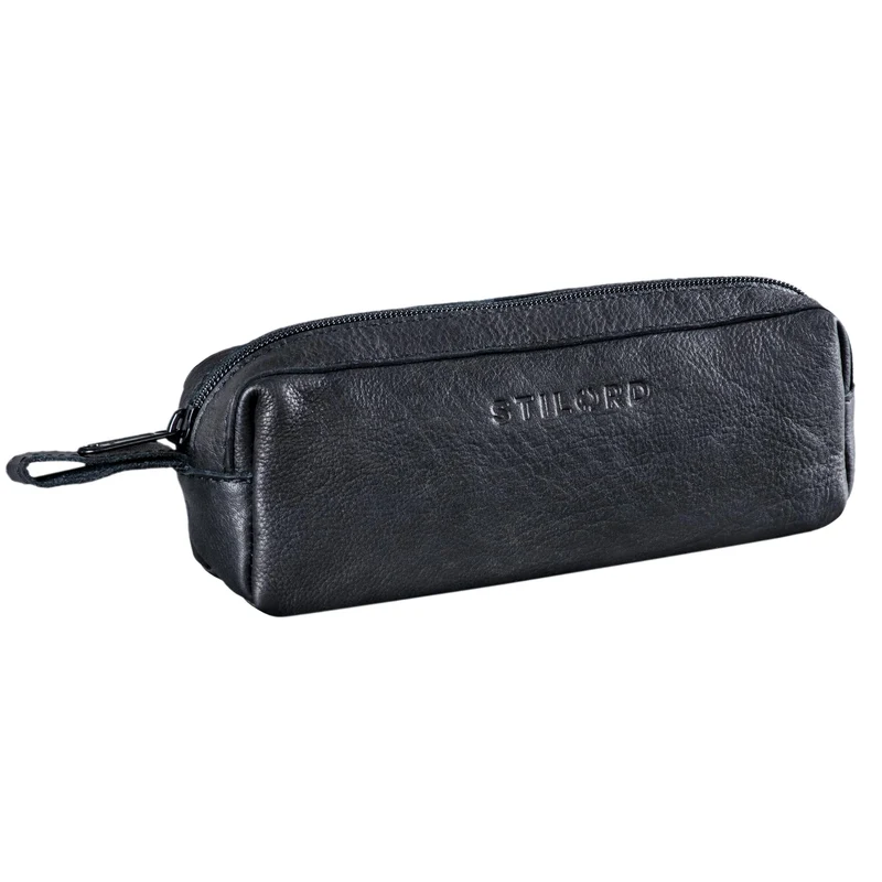 "Linus" Vintage Stiftetasche Etui echtes Leder für Kinder und Erwachsene