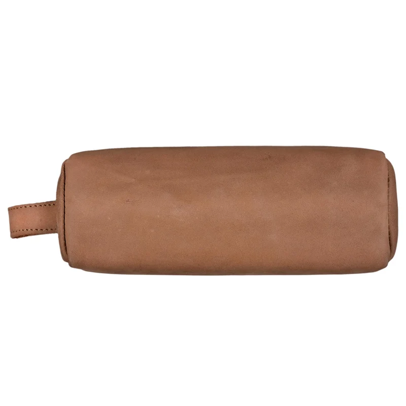 "Linus" Vintage Stiftetasche Etui echtes Leder für Kinder und Erwachsene