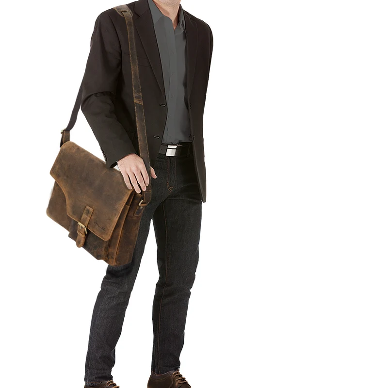 "Valerian" Ledertasche Herren Business