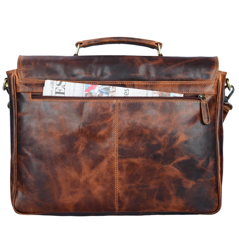 "Victor" Vintage Aktentasche Herren Leder
