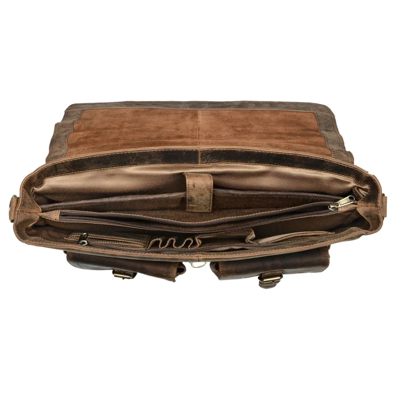 "Victor" Vintage Aktentasche Herren Leder