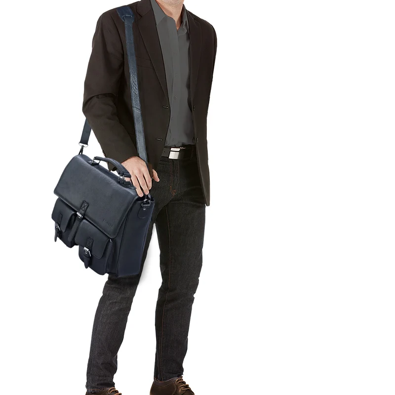 "Victor" Vintage Aktentasche Herren Leder