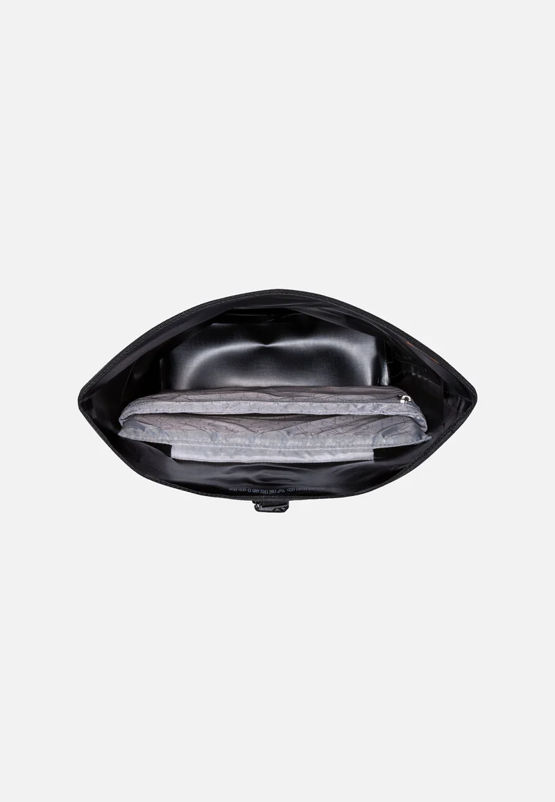 Daypack Metrosphere Black Embossed - Rolltop Rucksack