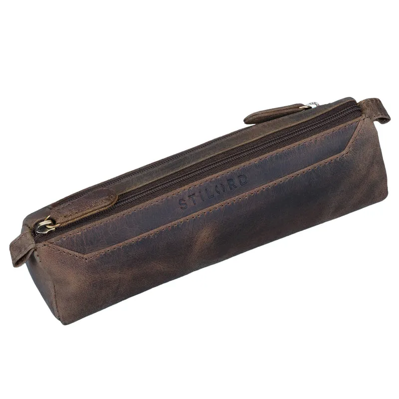 "Jim" Federmappe Leder Vintage