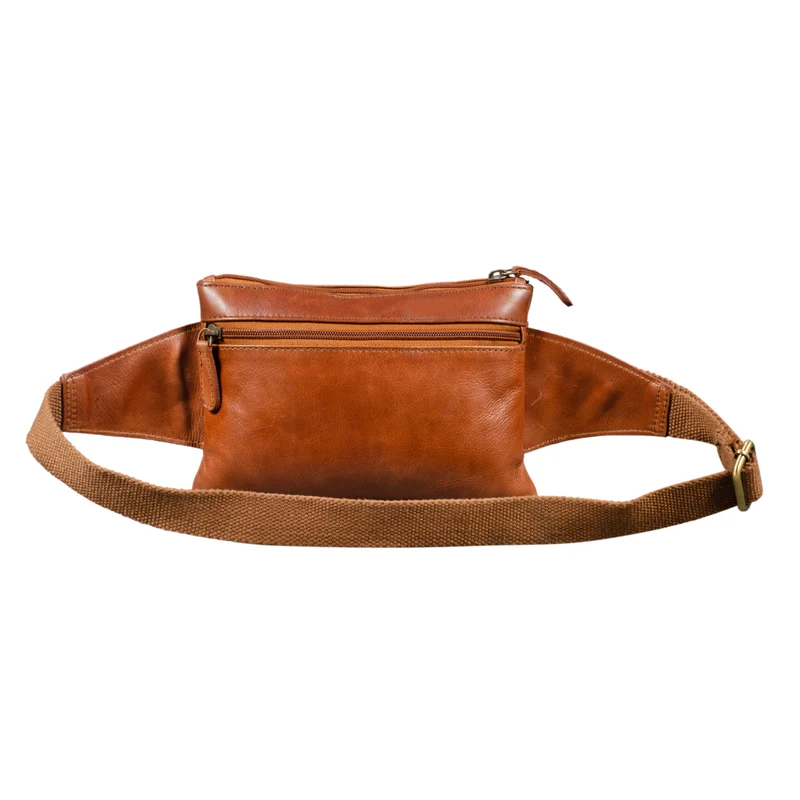 "Atlanta" Vintage Bauchtasche Echtleder