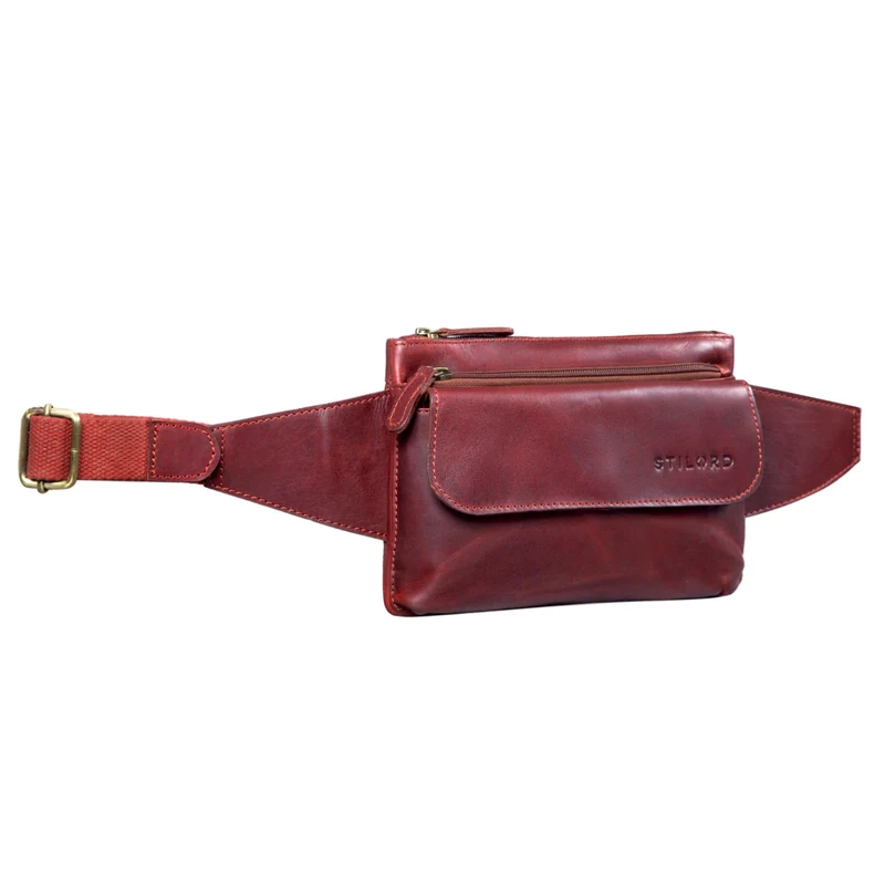 "Atlanta" Vintage Bauchtasche Echtleder