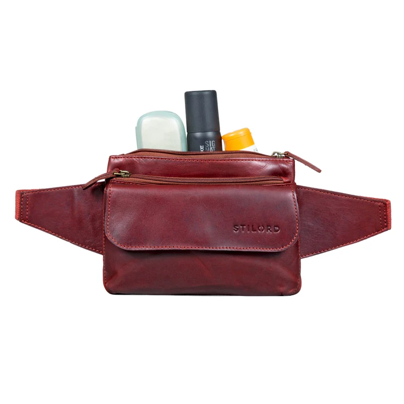 "Atlanta" Vintage Bauchtasche Echtleder