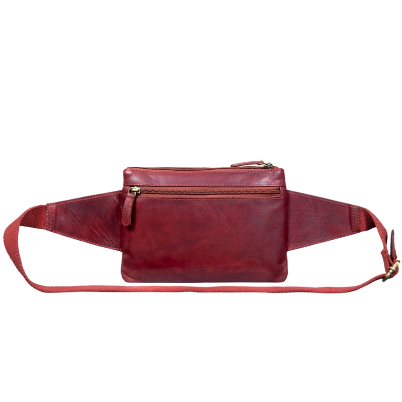 "Atlanta" Vintage Bauchtasche Echtleder