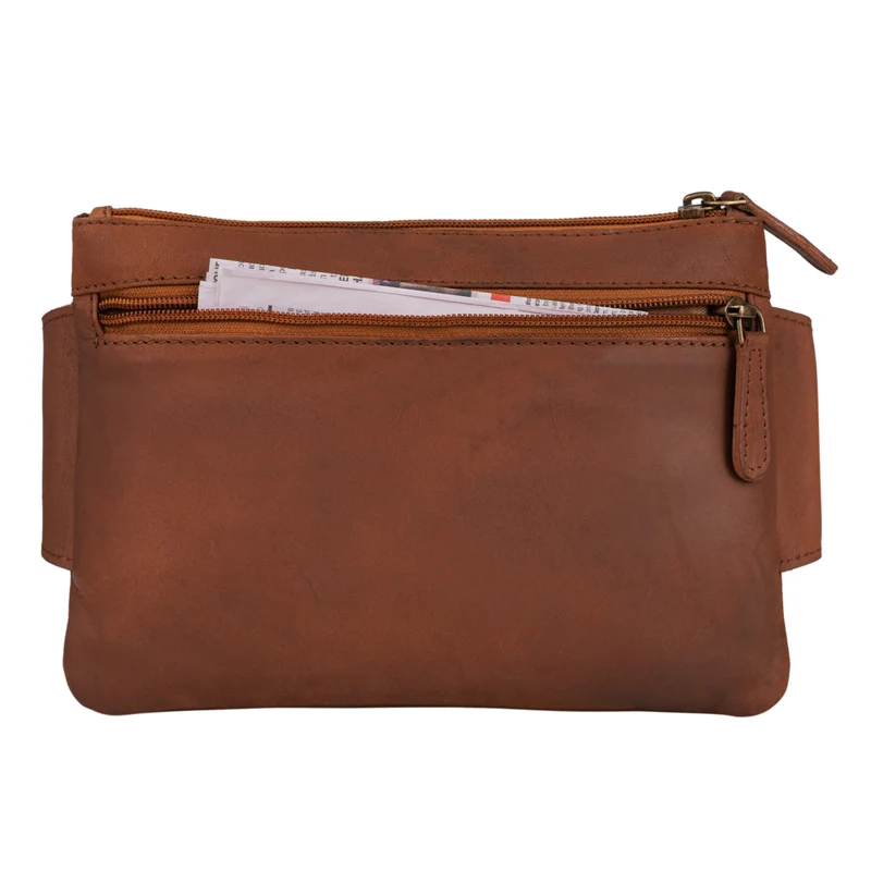"Atlanta" Vintage Bauchtasche Echtleder