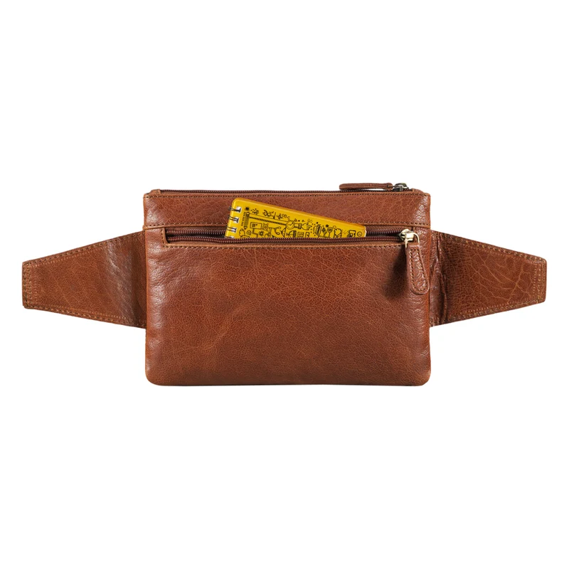 "Atlanta" Vintage Bauchtasche Echtleder