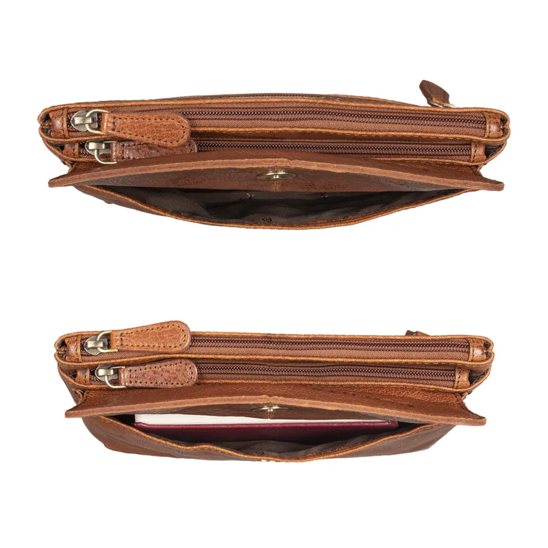 "Atlanta" Vintage Bauchtasche Echtleder