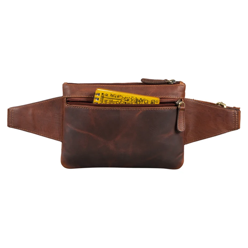 "Atlanta" Vintage Bauchtasche Echtleder