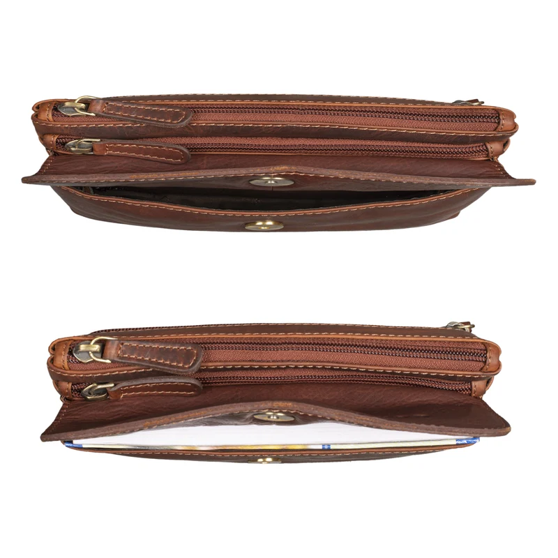 "Atlanta" Vintage Bauchtasche Echtleder
