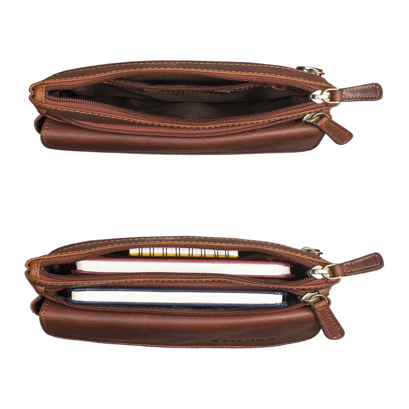 "Atlanta" Vintage Bauchtasche Echtleder