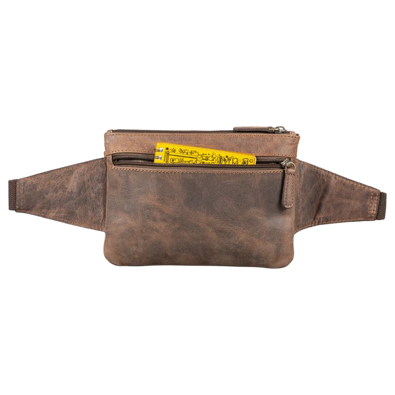 "Atlanta" Vintage Bauchtasche Echtleder