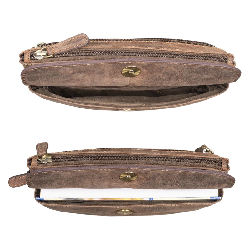"Atlanta" Vintage Bauchtasche Echtleder