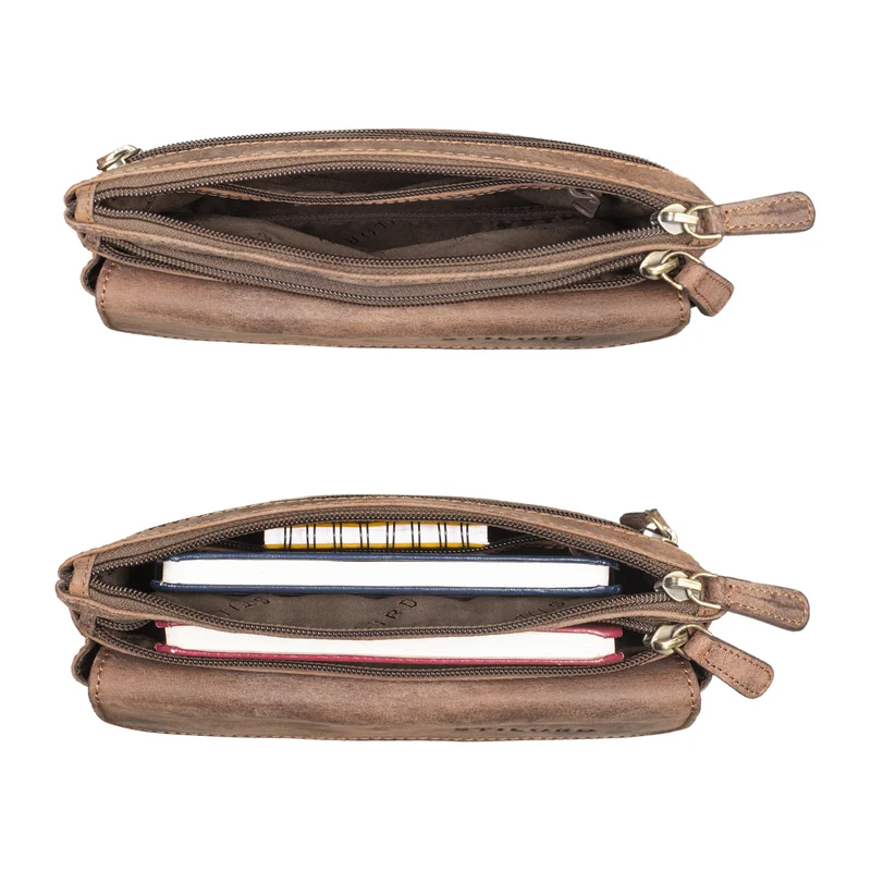 "Atlanta" Vintage Bauchtasche Echtleder