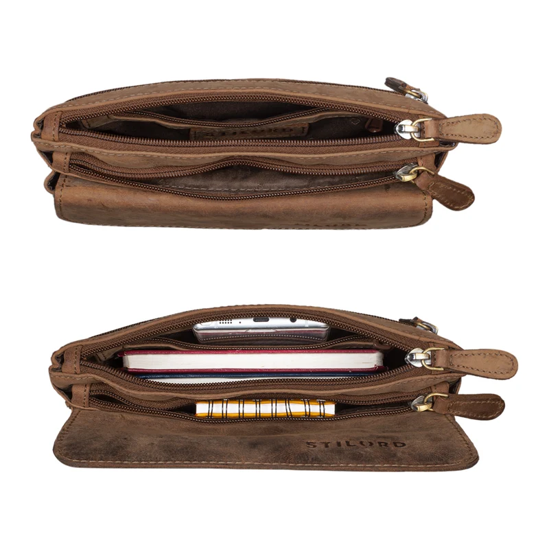 "Atlanta" Vintage Bauchtasche Echtleder
