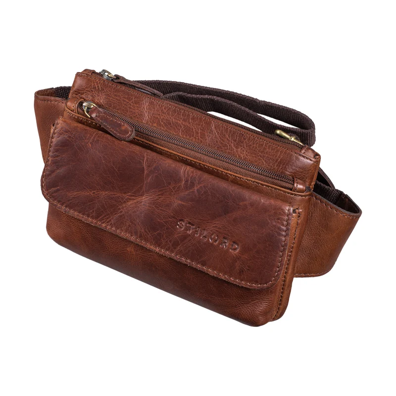 "Atlanta" Vintage Bauchtasche Echtleder