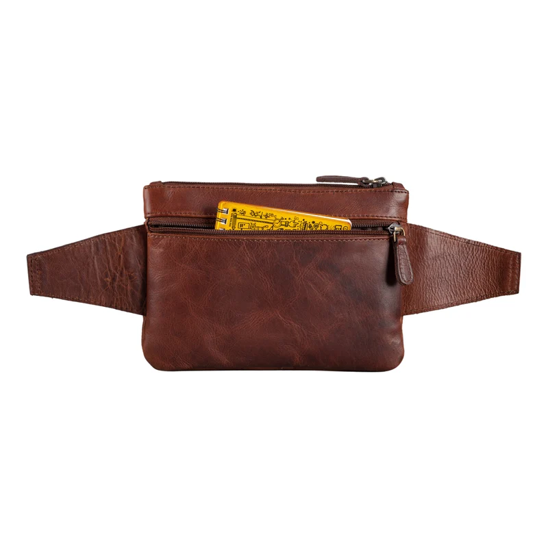 "Atlanta" Vintage Bauchtasche Echtleder