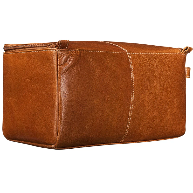 "Mona" Kosmetiktasche Leder Damen Groß