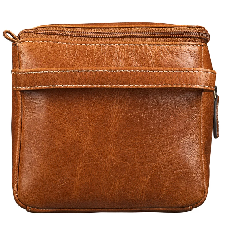 "Mona" Kosmetiktasche Leder Damen Groß