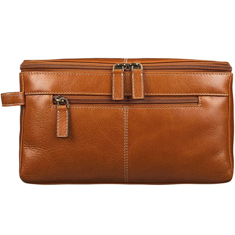 "Mona" Kosmetiktasche Leder Damen Groß