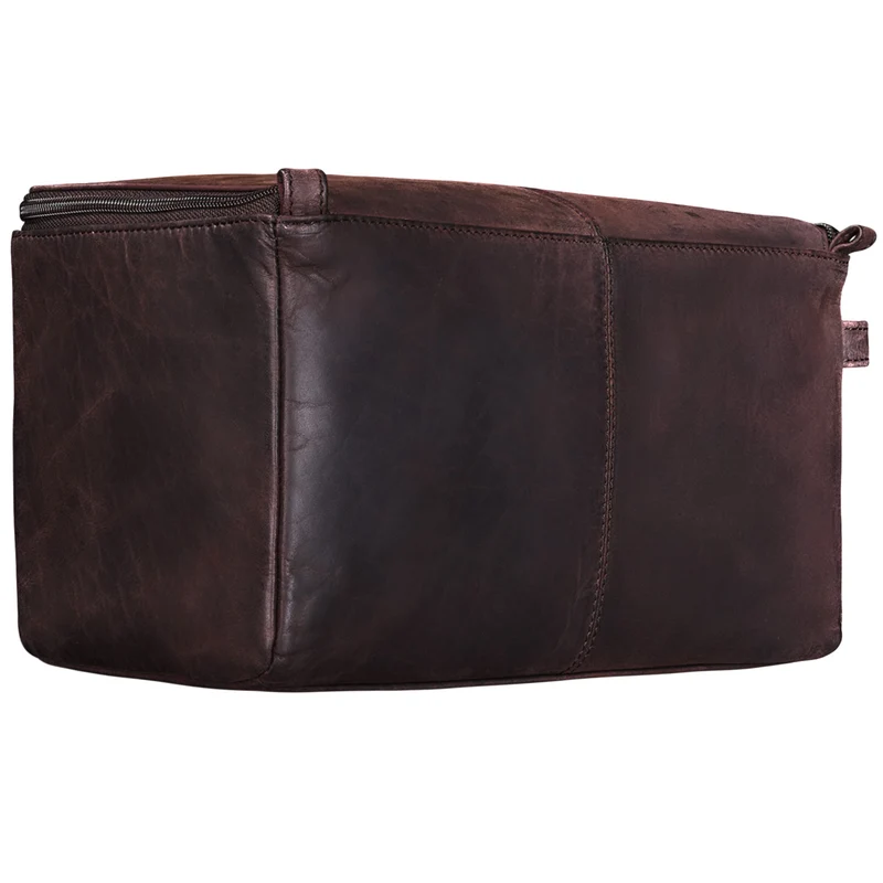 "Mona" Kosmetiktasche Leder Damen Groß