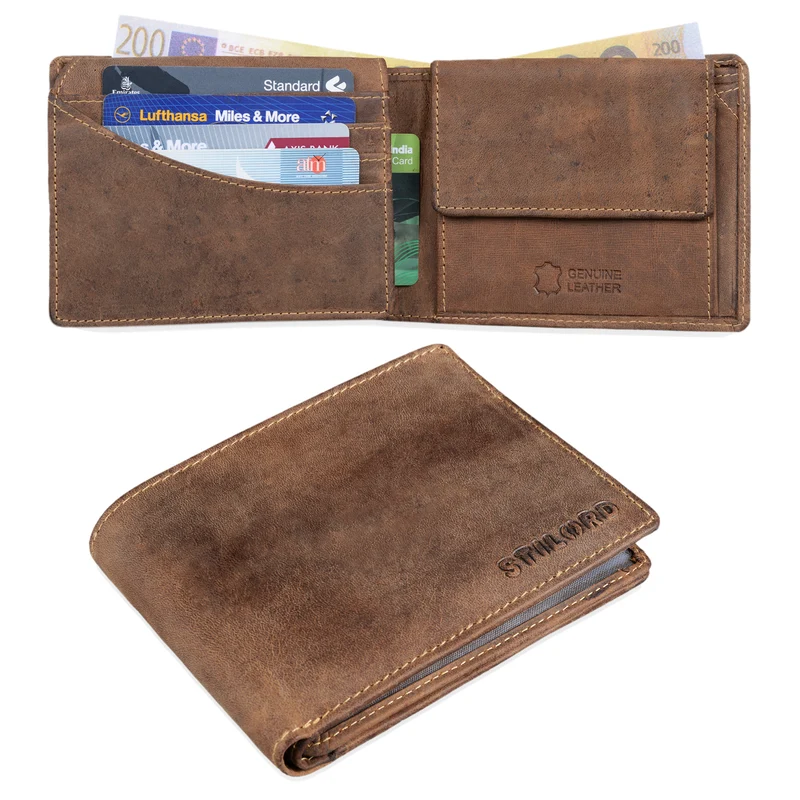 "Ethan" Vintage Leder Geldbörse Herren