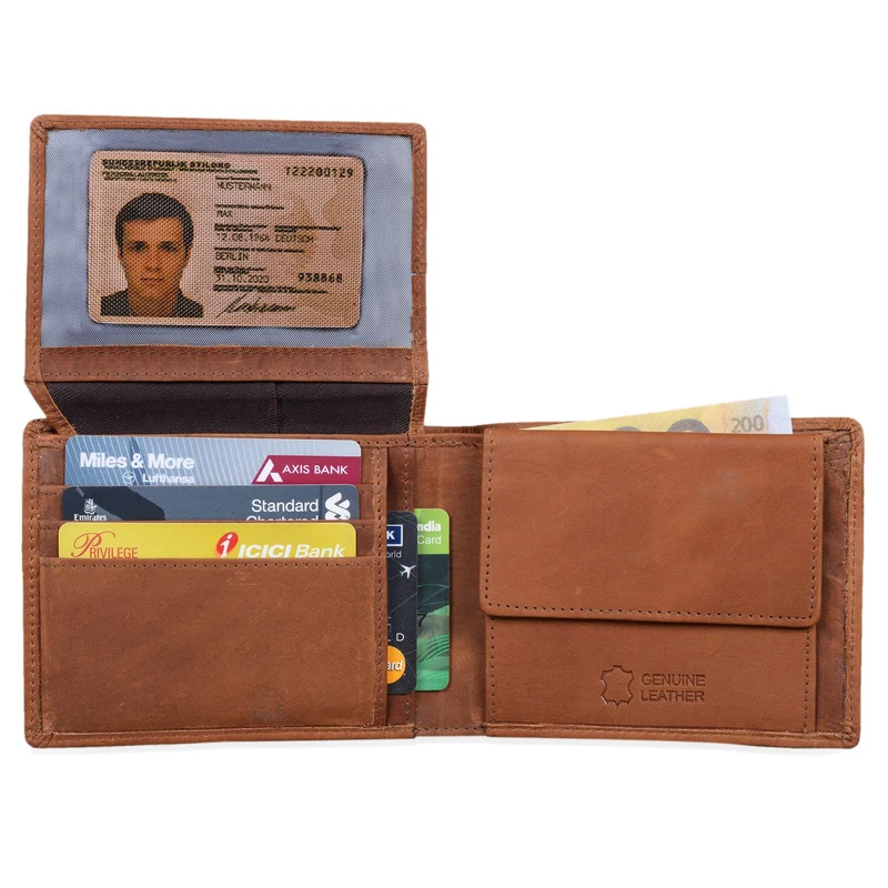 "Ethan" Vintage Leder Geldbörse Herren