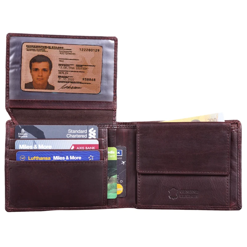 "Ethan" Vintage Leder Geldbörse Herren