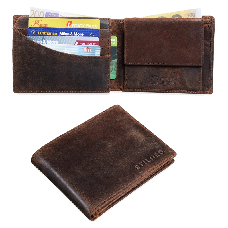"Ethan" Vintage Leder Geldbörse Herren