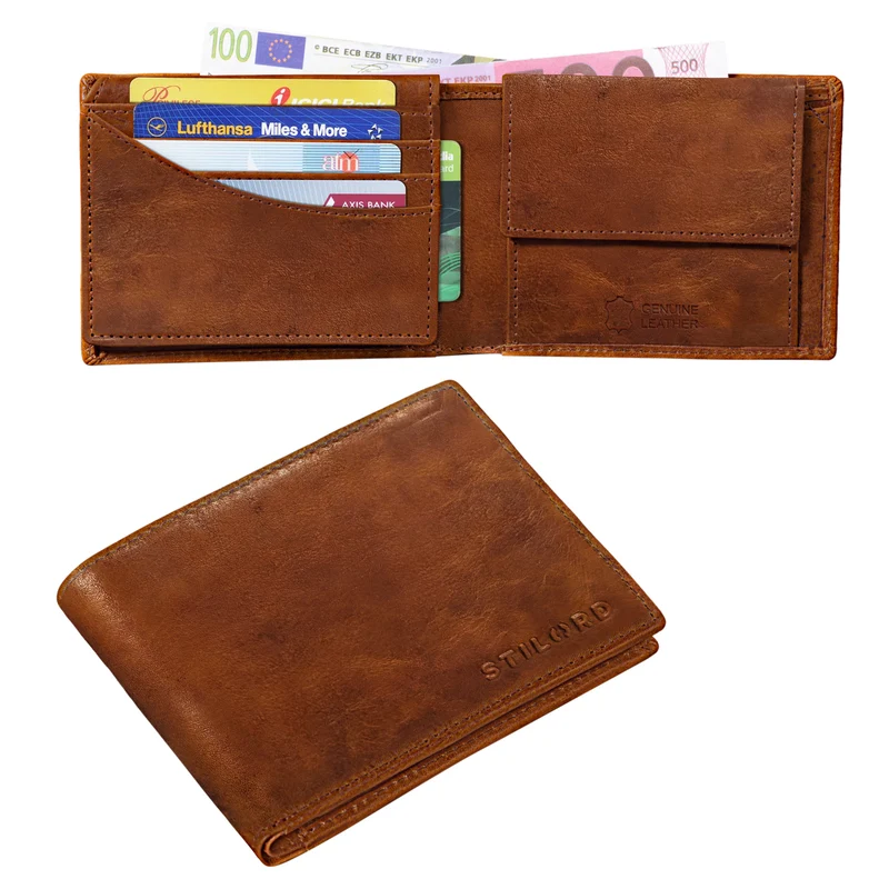 "Ethan" Vintage Leder Geldbörse Herren