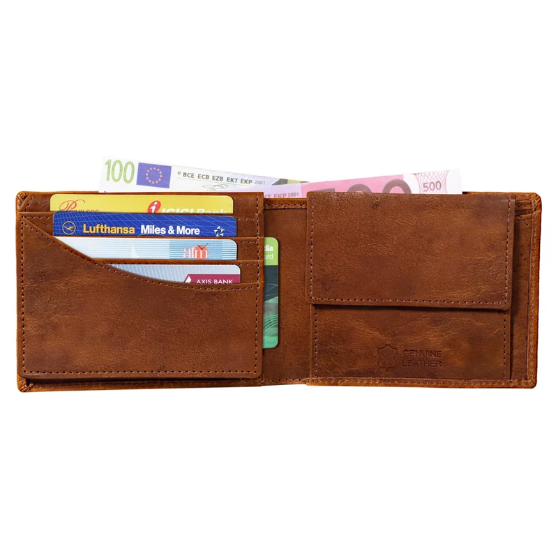 "Ethan" Vintage Leder Geldbörse Herren