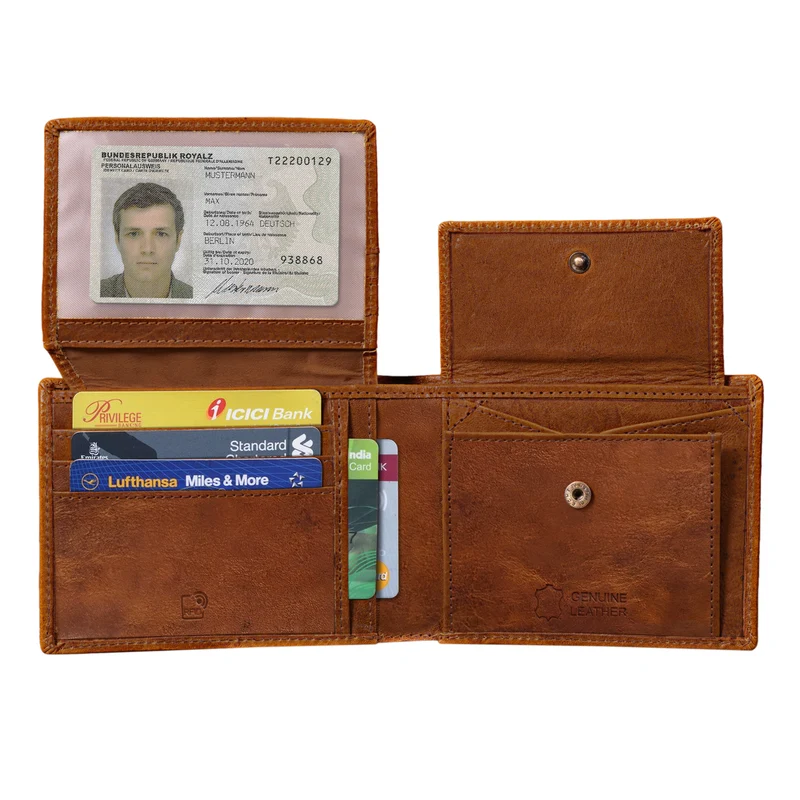"Ethan" Vintage Leder Geldbörse Herren